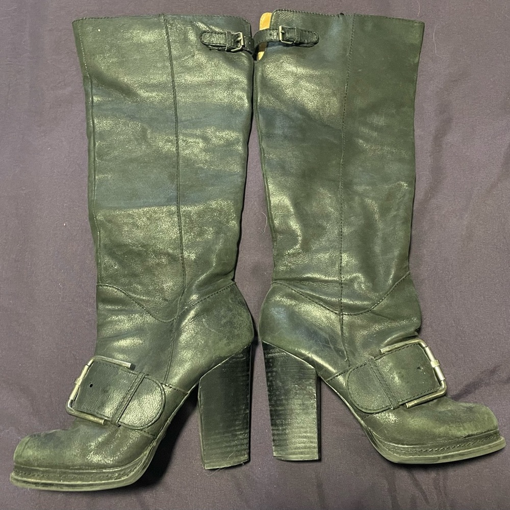 Black Nine West Size 7.5 Boots
